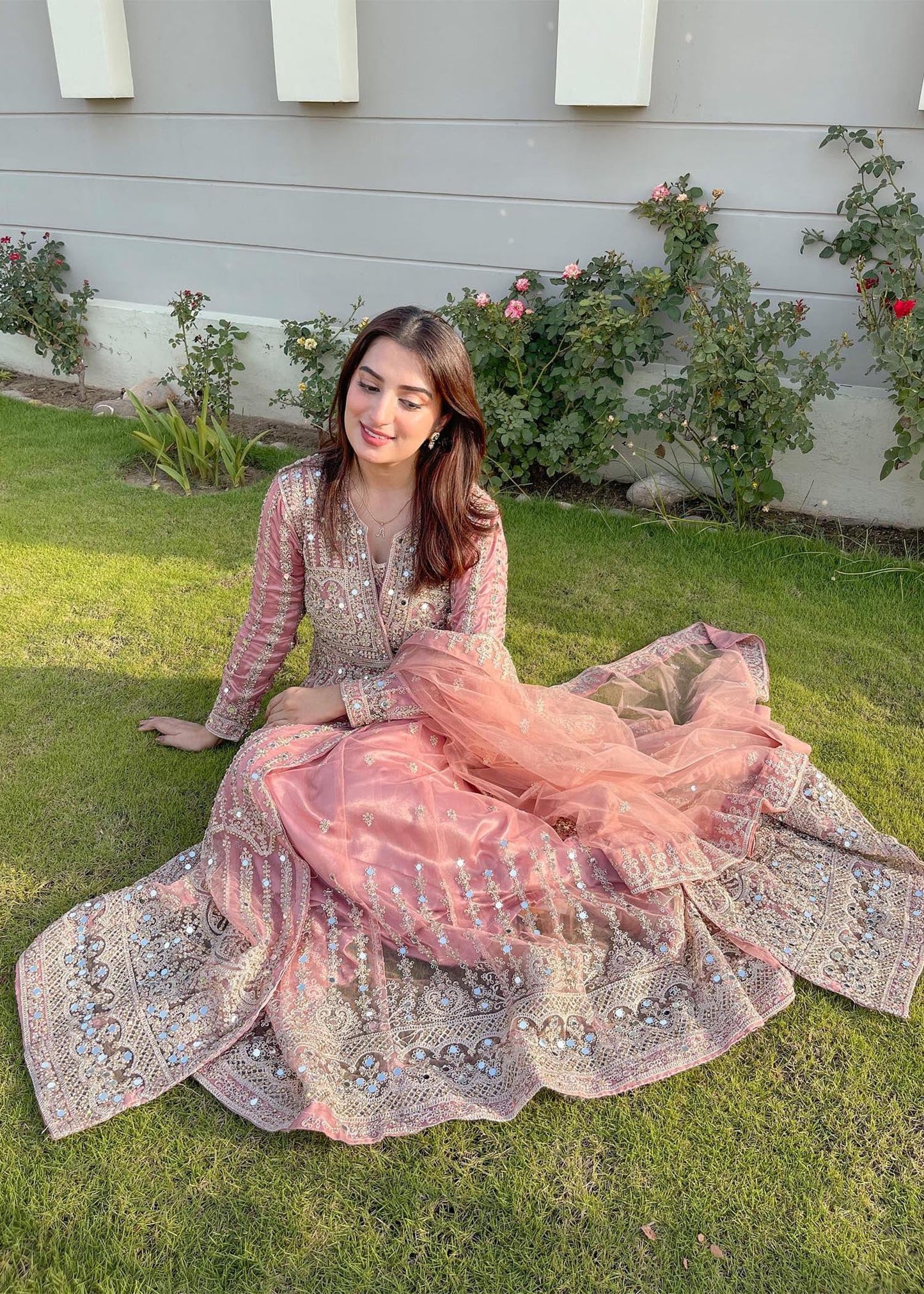 Yumna Zaidi - Kiyani Shirt, Trouser and Dupatta set - COD | 50% OFF