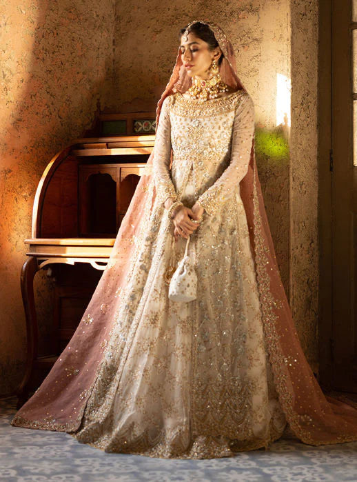 Syra Yousuf - Dona Shirt, Lehenga with Dupatta - COD | 30% OFF