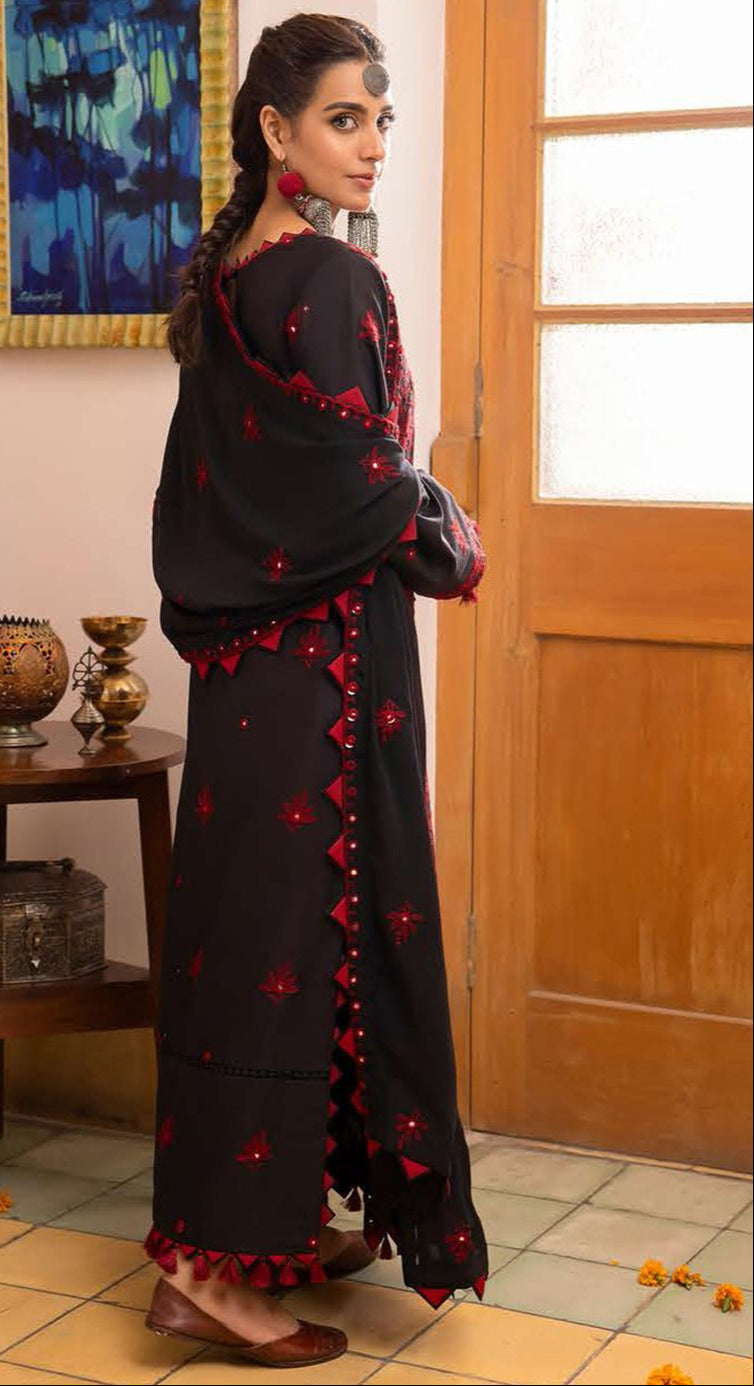 Iqra Aziz - Iria Shirt, Trouser with Dupatta - COD | 50% OFF