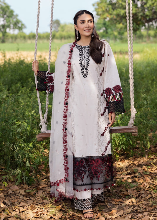 Ayeza Khan - Loona Shirt, Trouser with Dupatta - COD | 35% OFF