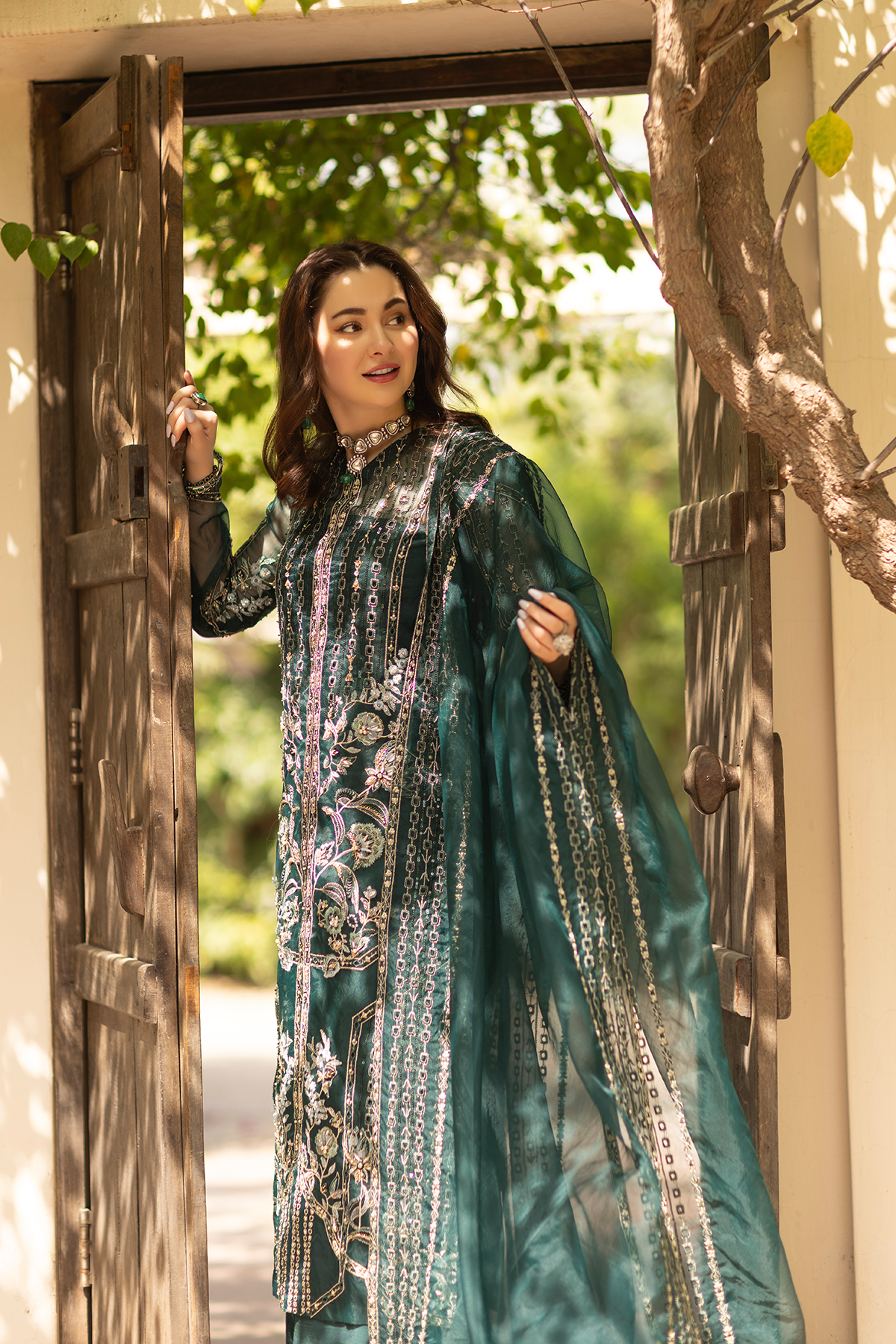 Hania Aamir - Eira Shirt, Flapper with Dupatta | 50% OFF