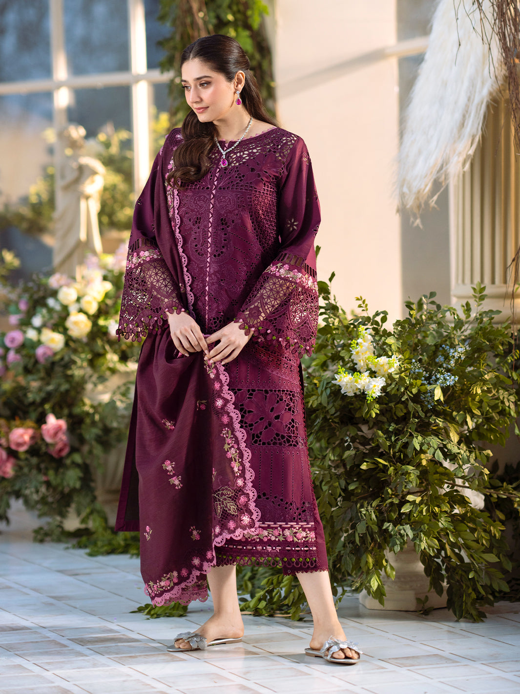 Durefishan Saleem - lixo Shirt, Trouser with Dupatta - COD | 50% OFF