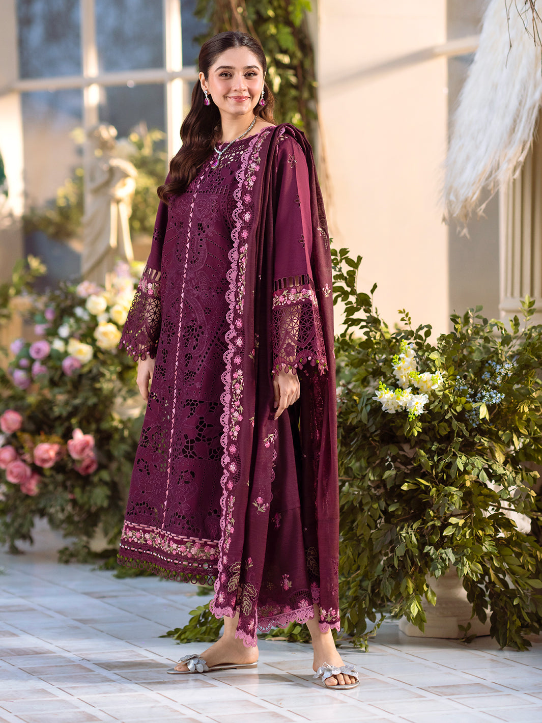Durefishan Saleem - lixo Shirt, Trouser with Dupatta - COD | 50% OFF