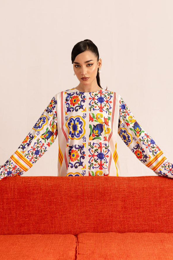 Multi Ayra Shirt and Trouser - COD | 30% OFF