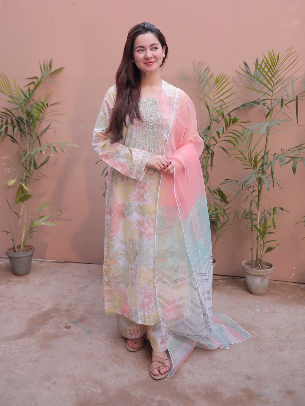 Hania Aamir Pastel Colors Pink Blush | COD | 30% OFF