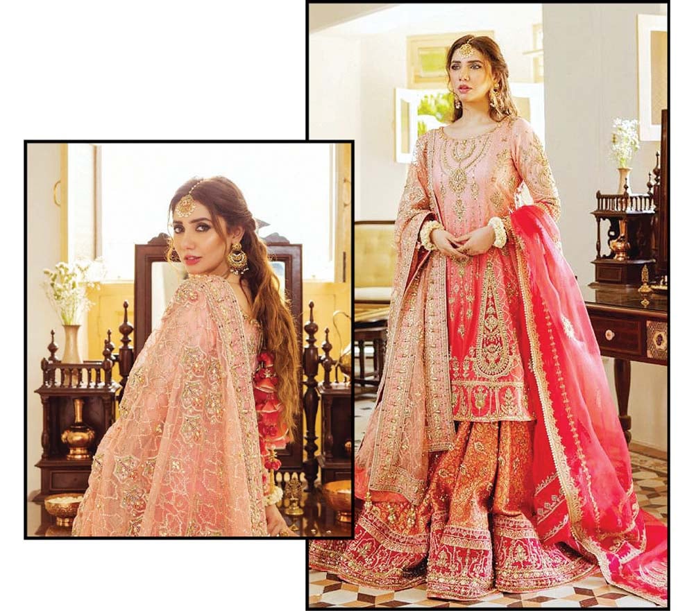 Mahira Khan - Diwa Shirt, Lehenga and Dupatta outfit - COD | 30% OFF
