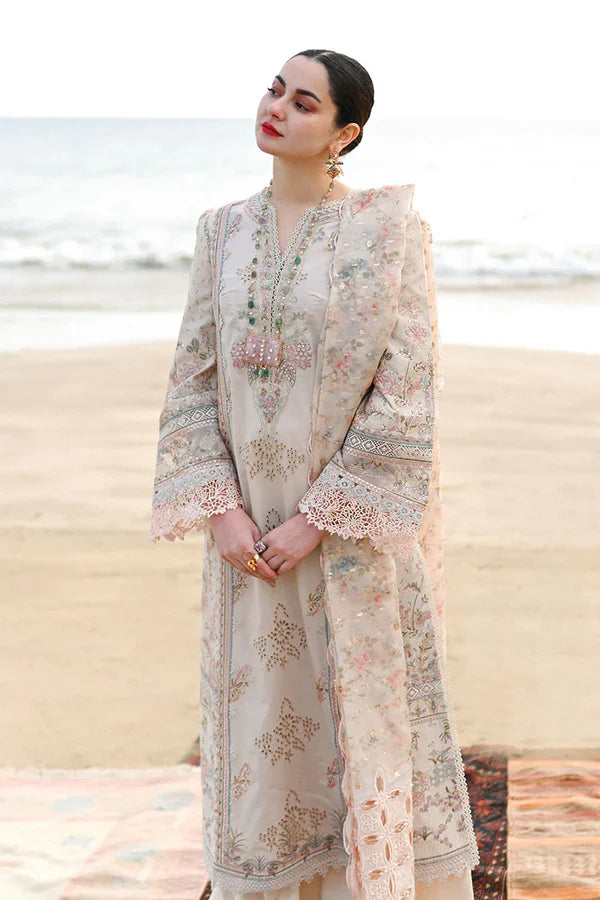 Hania Aamir - Rya Shirt, Trouser with Dupatta - COD | 40% OFF