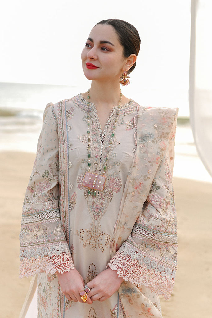 Hania Aamir - Rya Shirt, Trouser with Dupatta - COD | 40% OFF