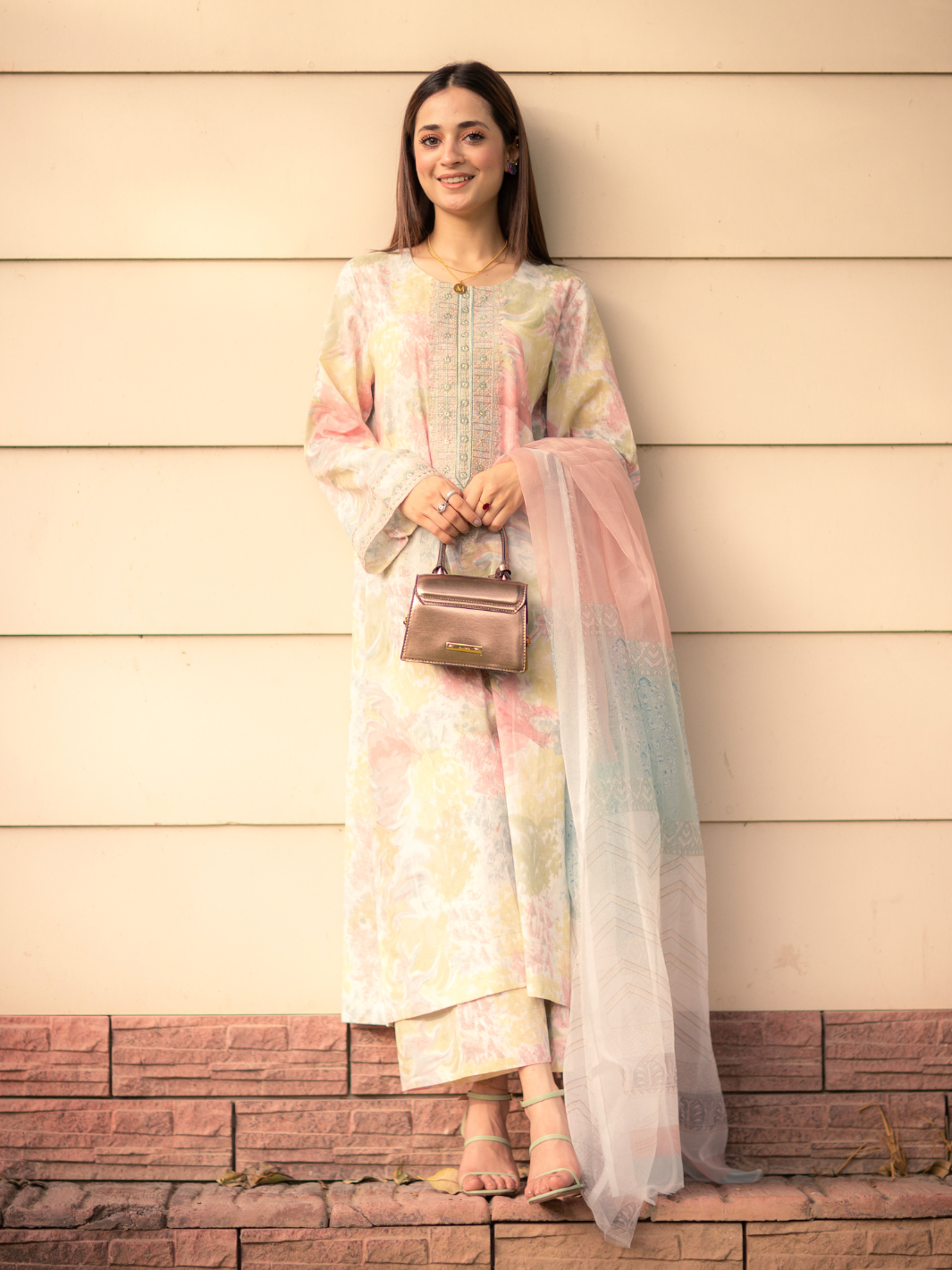 Hania Aamir Pastel Colors Pink Blush | COD | 30% OFF