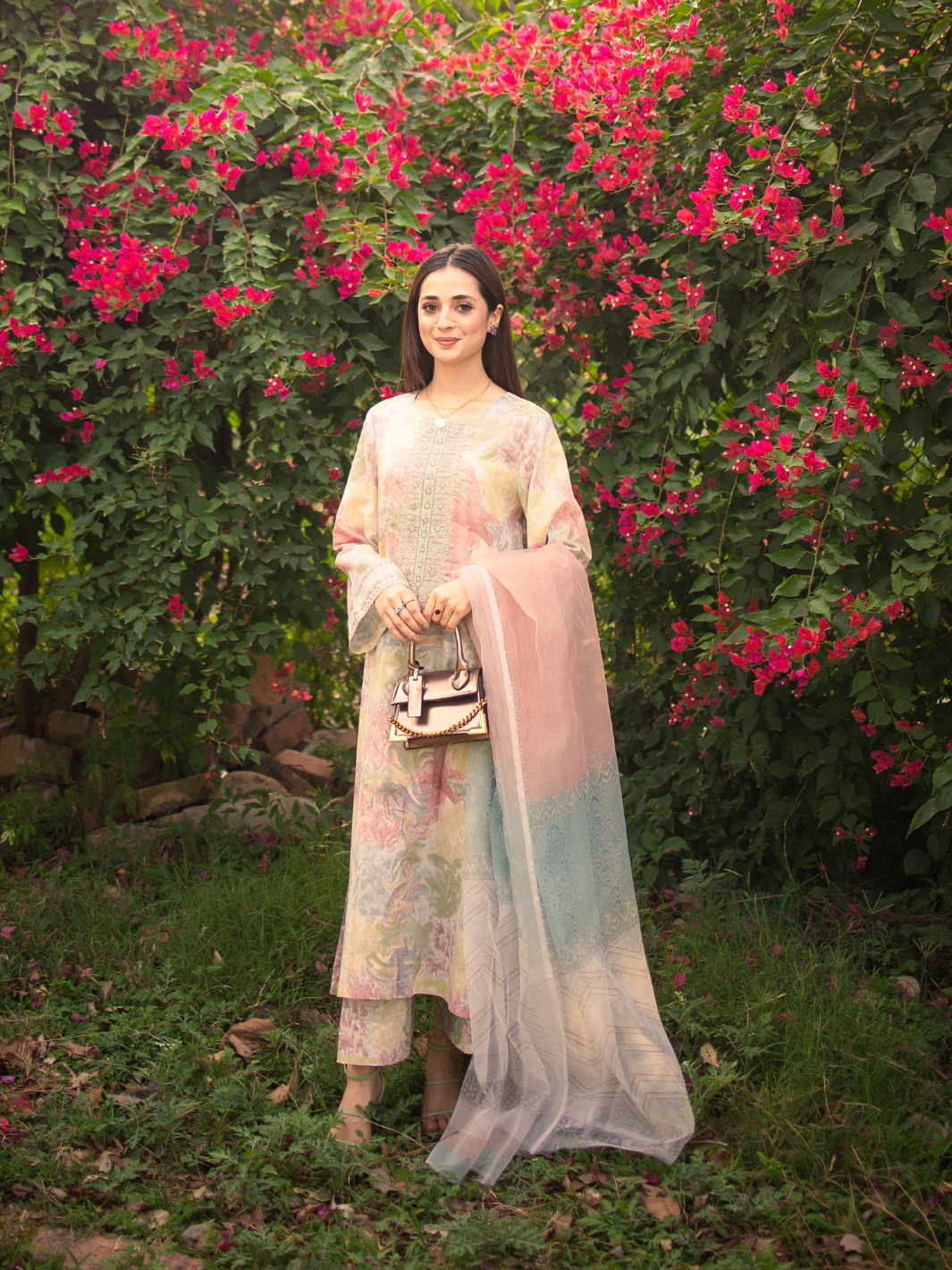 Hania Aamir Pastel Colors Pink Blush | COD | 30% OFF