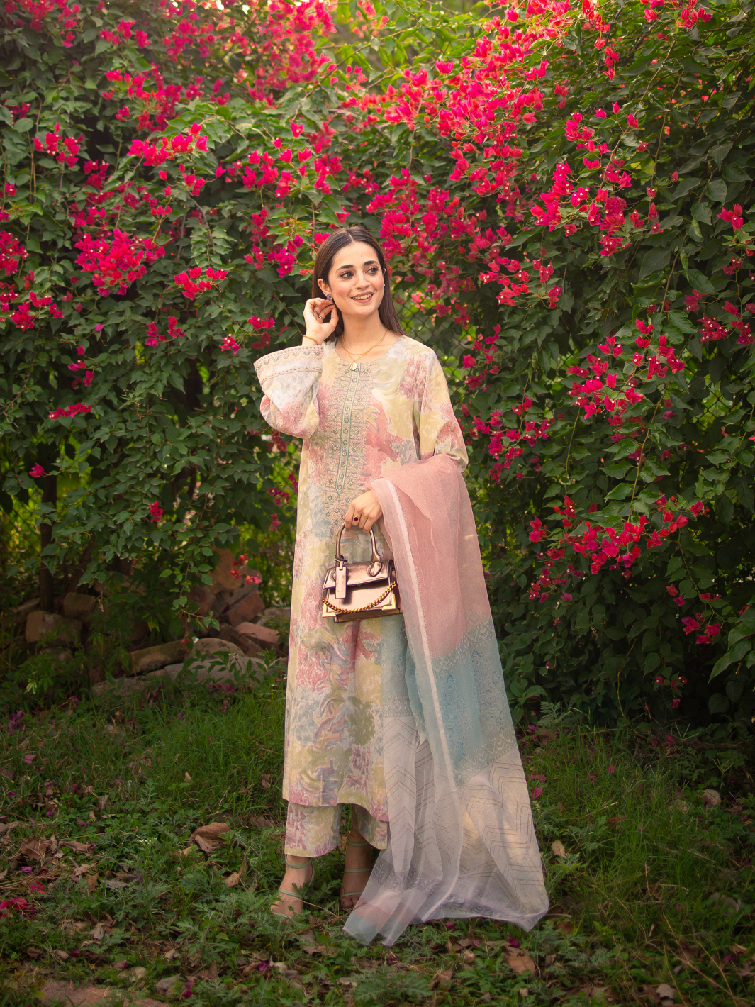 Hania Aamir Pastel Colors Pink Blush | COD | 30% OFF