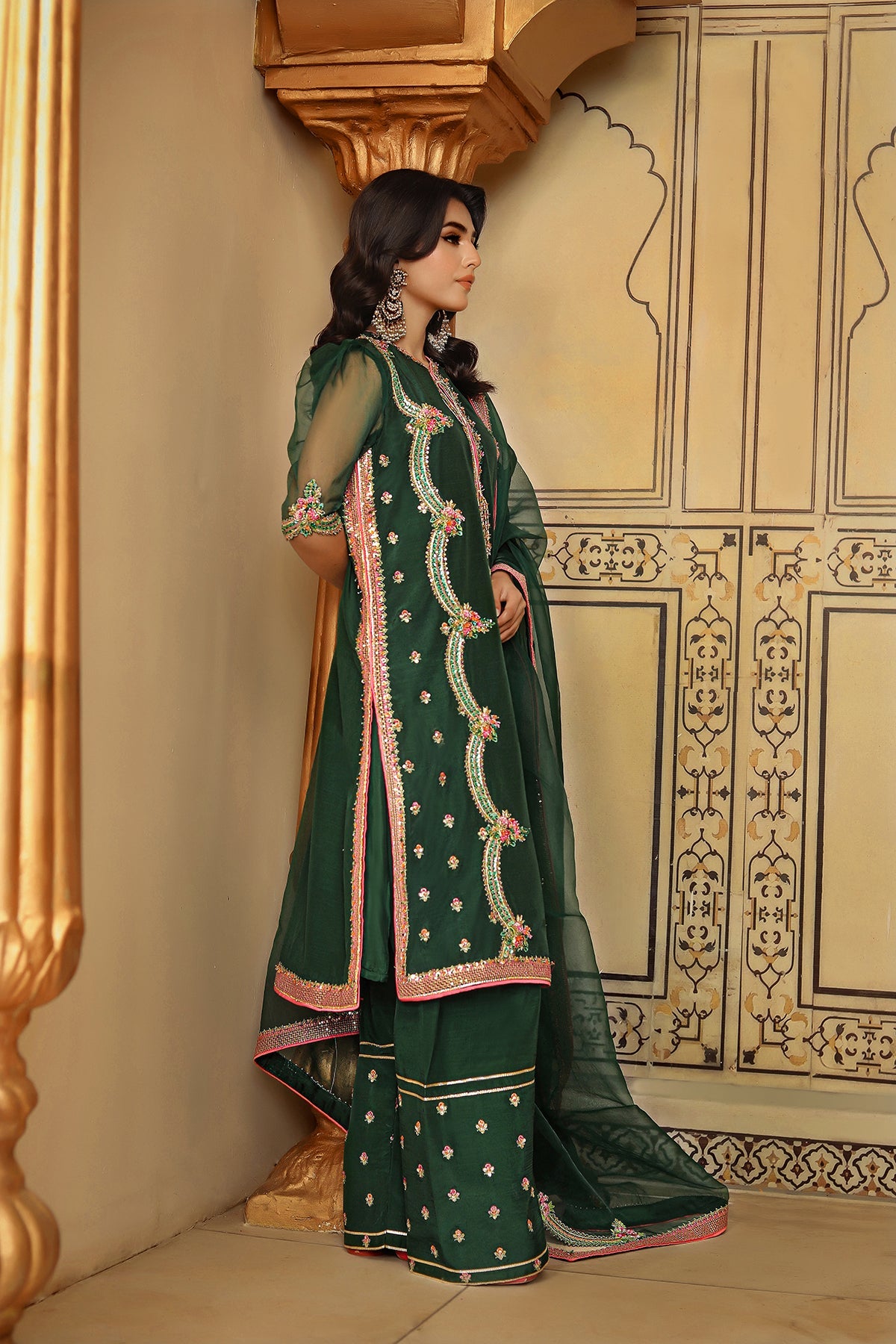 Iqra Kanwal - Janan Shirt, Trouser and Dupatta | 50% OFF