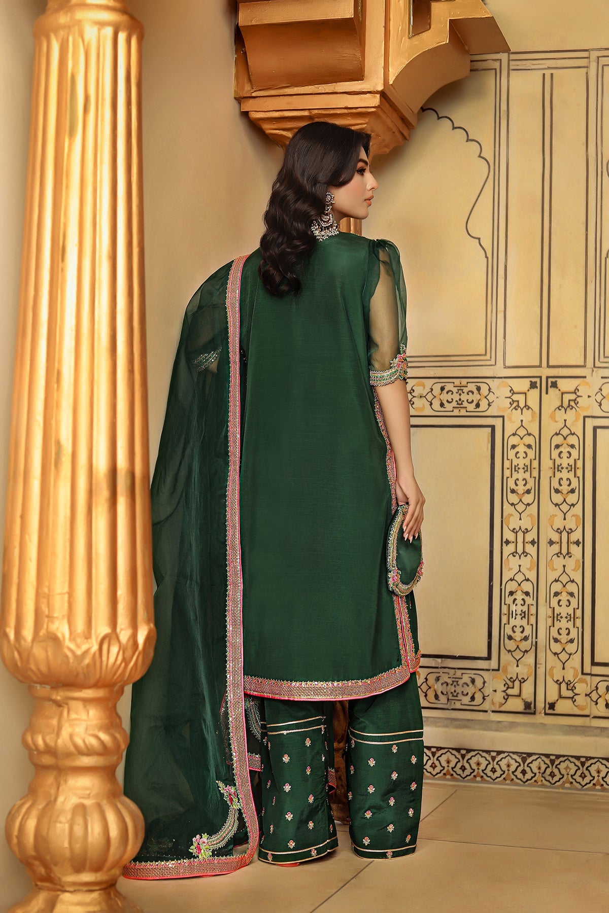 Iqra Kanwal - Janan Shirt, Trouser and Dupatta | 50% OFF