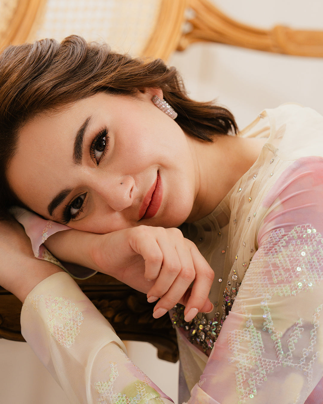 Hania Aamir - Nirzek Top and Dupatta | 50% OFF