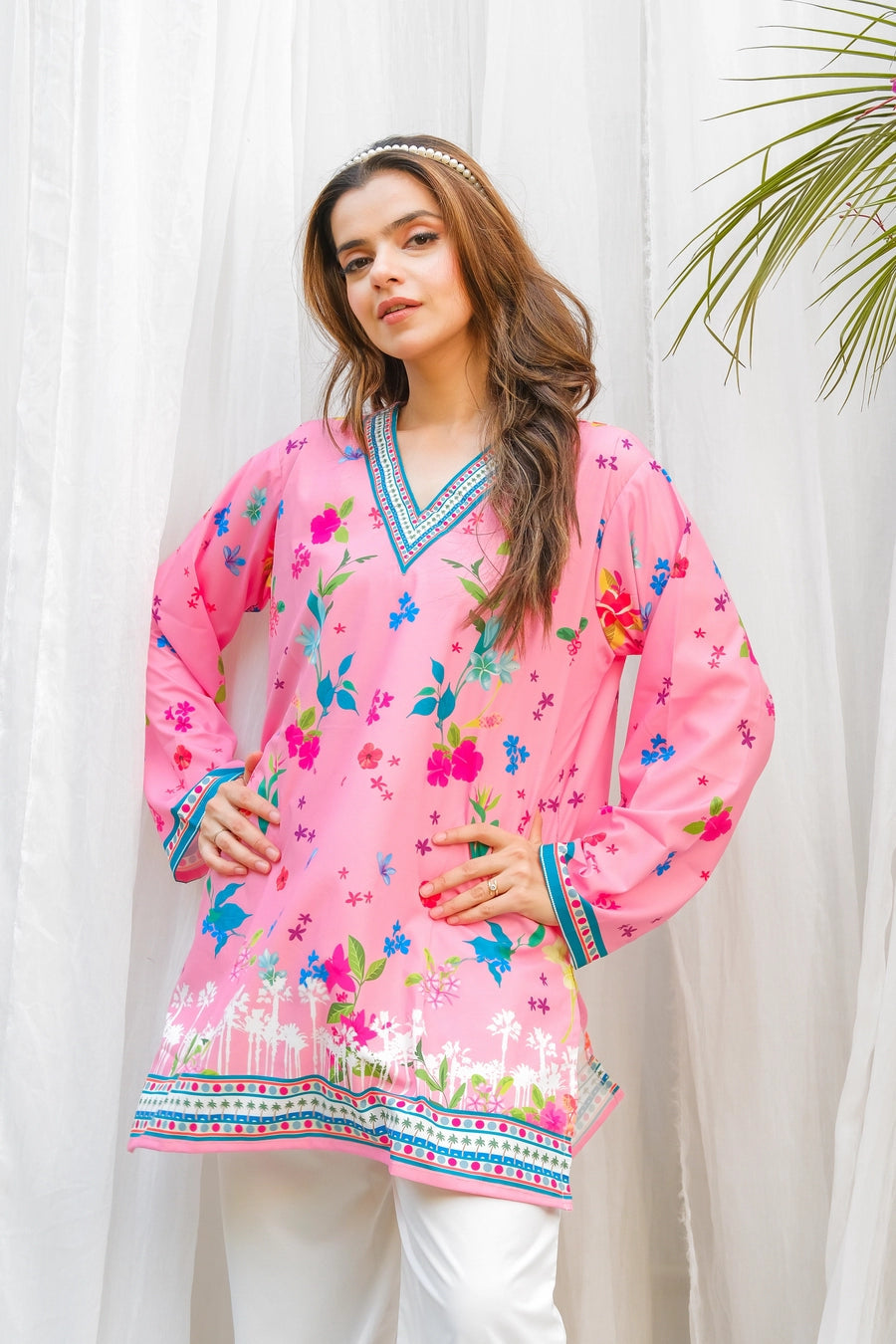 Dananeer Floral Shirt and Pant Co-Ord Set | COD | 30% OFF