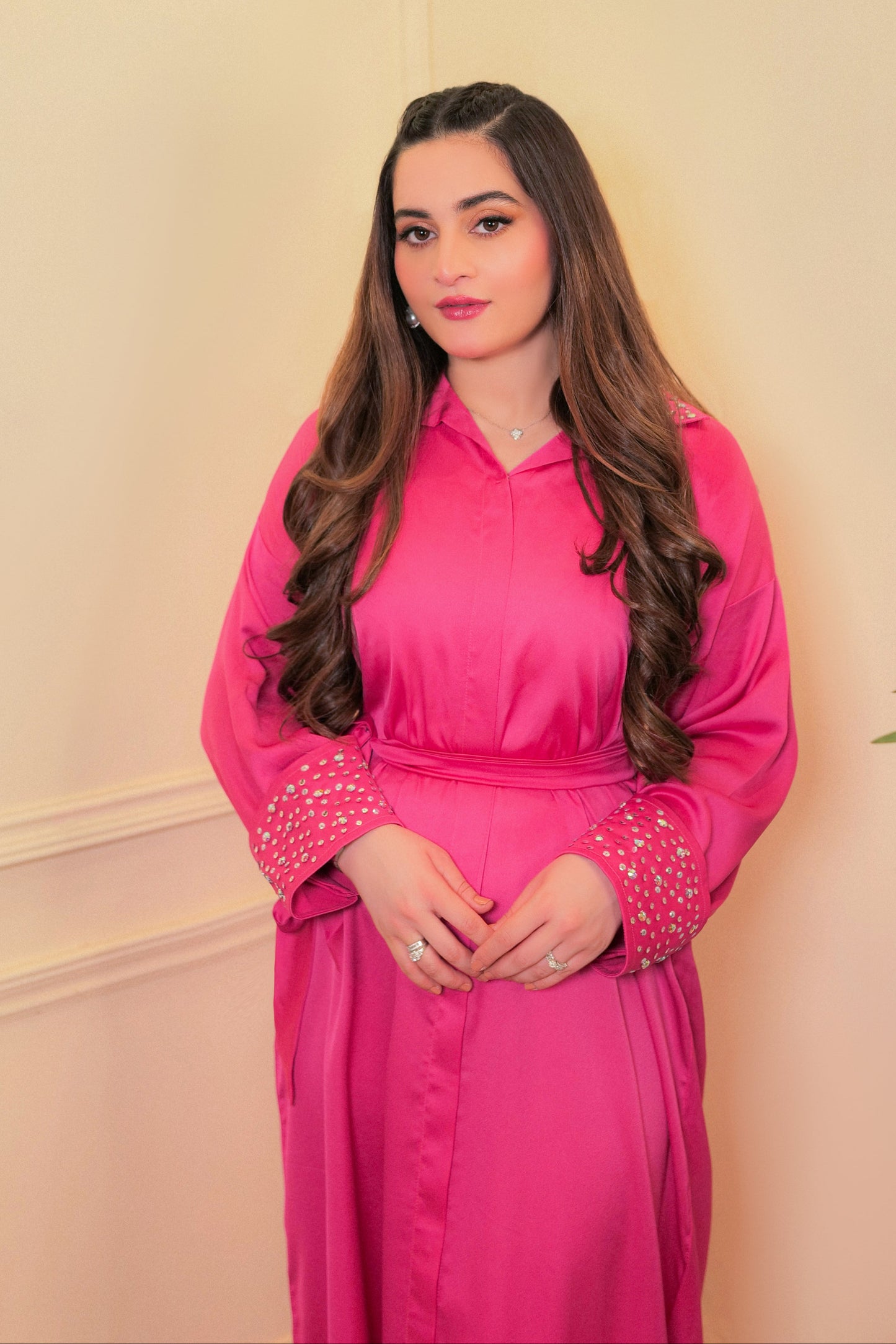 Aiman Khan - Rosie Shirt with Trouser | 30% OFF | Reshmi Shirt - COD