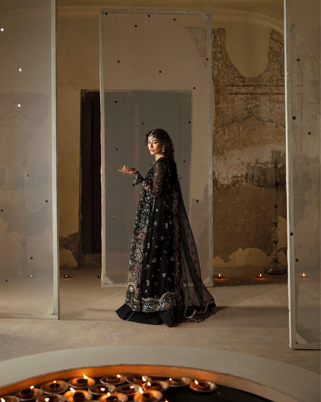 Syra Yousuf - Meera Long Shirt, Trouser and Dupatta set | 50% OFF