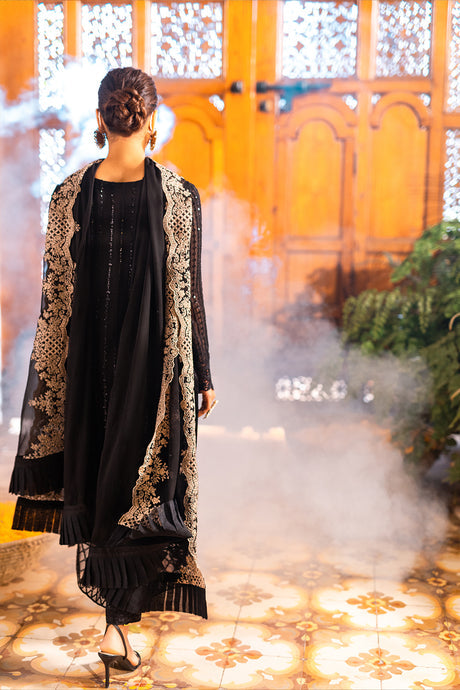 Iqra Aziz - Onyx Dove Shirt, Trouser and Dupatta set | 40% OFF
