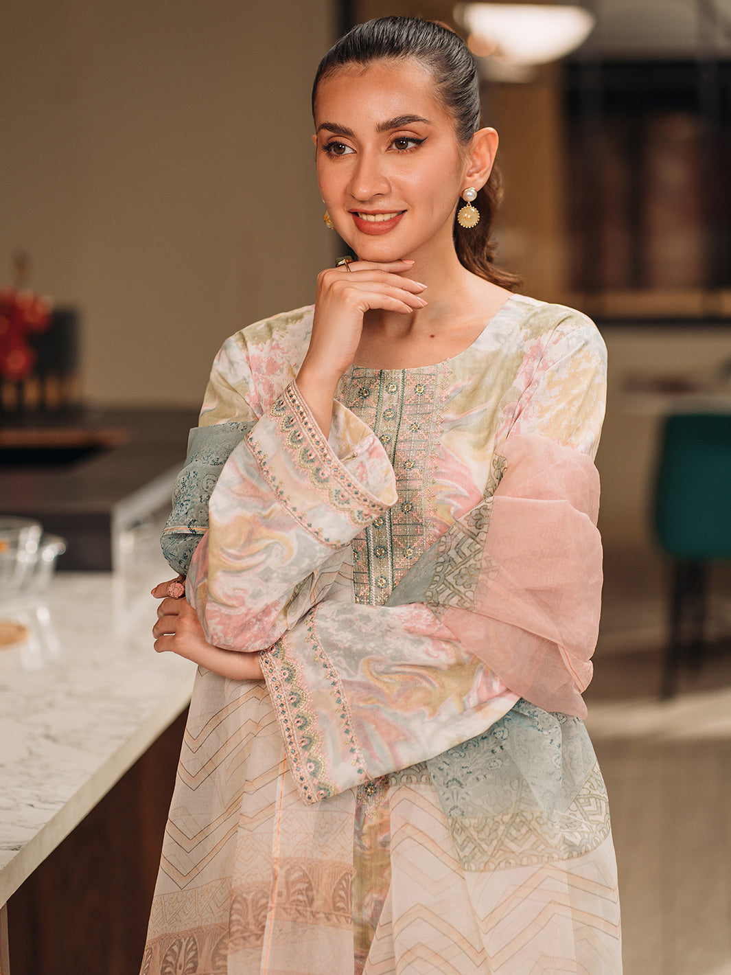 Hania Aamir Pastel Colors Pink Blush | COD | 30% OFF