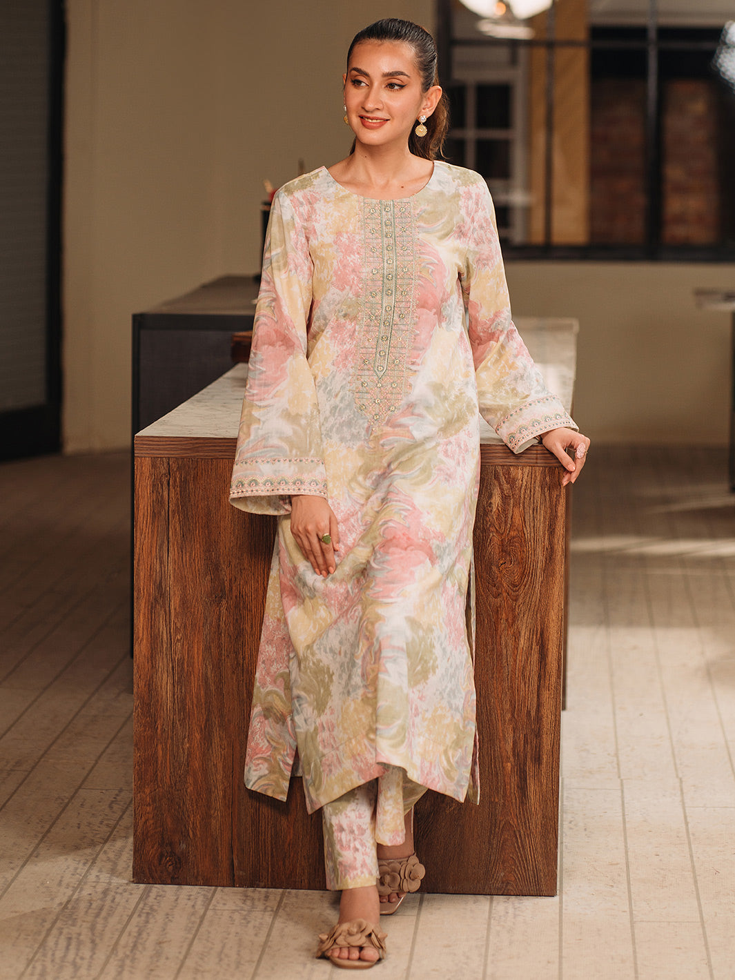 Hania Aamir Pastel Colors Pink Blush | COD | 30% OFF