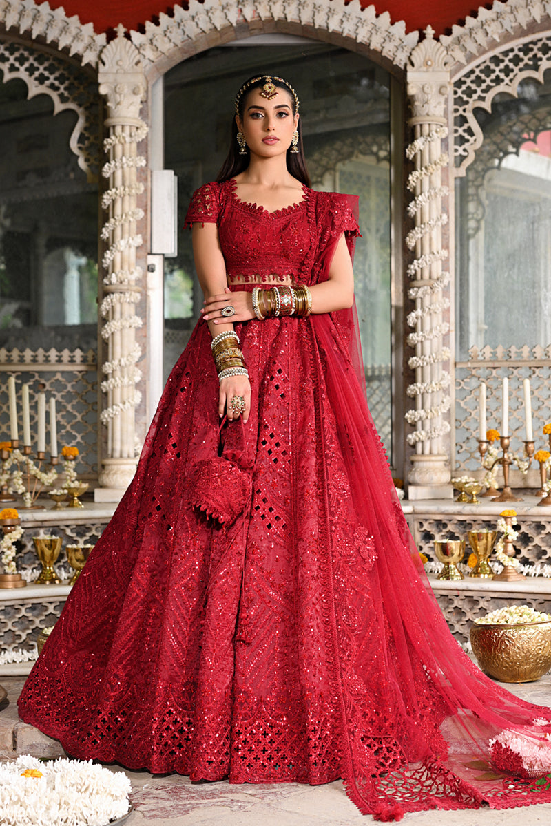 iqra aziz red dress Iqra Aziz Red Choli, Lehenga with Dupatta | COD