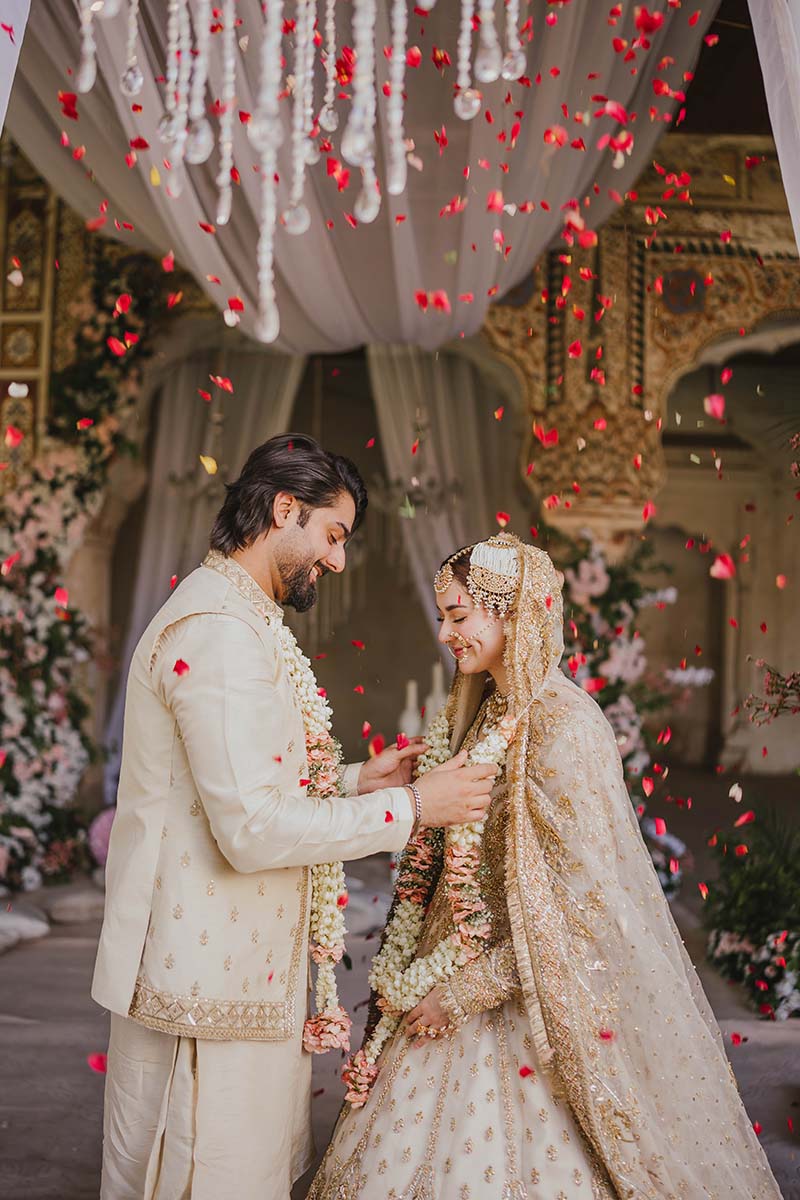 Hania Aamir - Jahan Ara Gown | Luxury Bridal Gown | White Bridal Dress | COD | 70% OFF