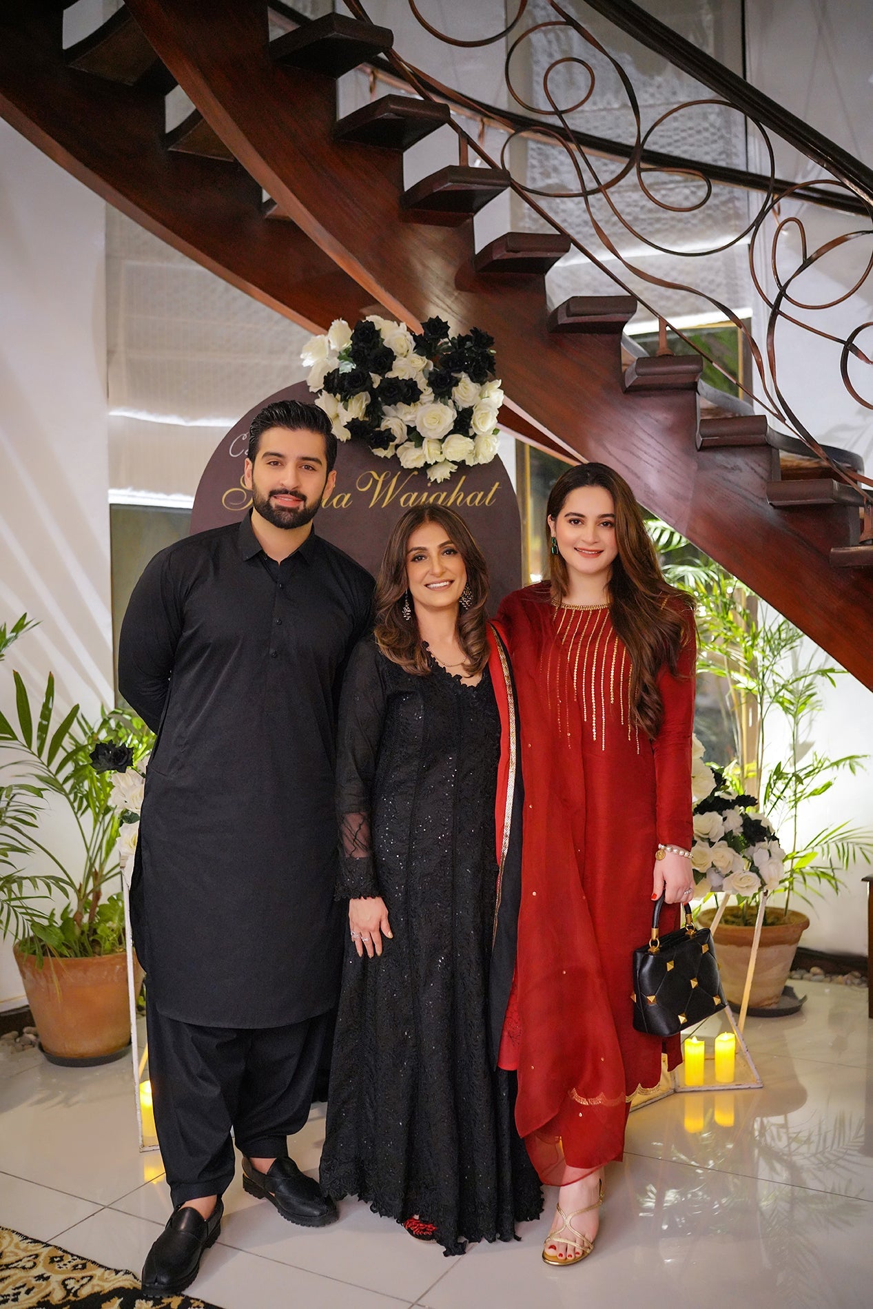 Aiman Khan Siene Shirt, Trouser with Dupatta COD | 30% OFF