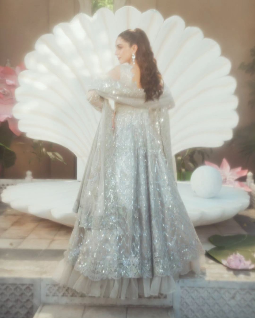 Maya Ali - Aroosh Gown and Dupatta | 65% OFF