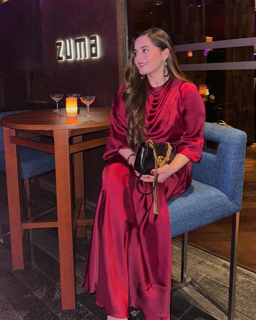 Aiman Khan - Leila Maxi | 50% OFF | Reshmi shirt - COD