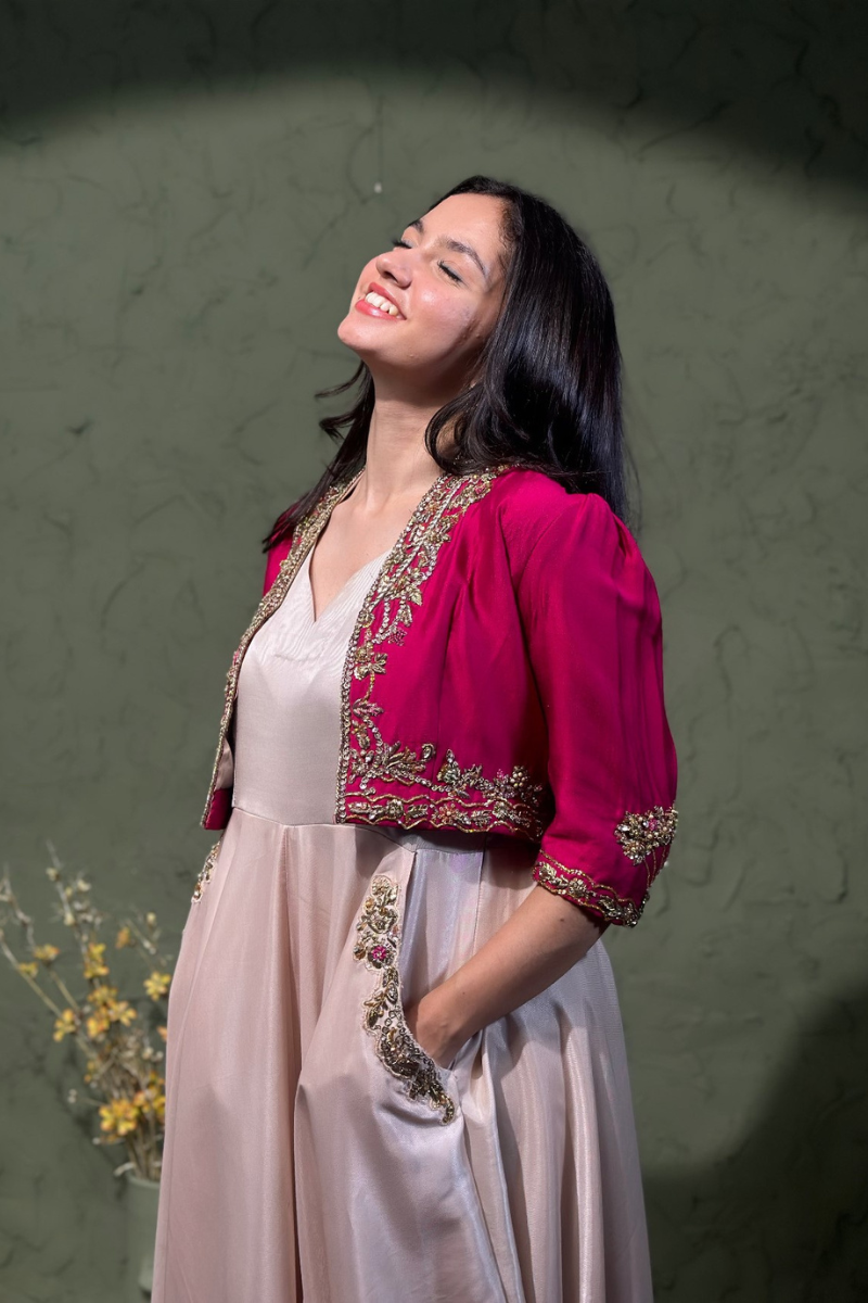 Aina Asif - Aroma Maxi with Bolero | 50% OFF