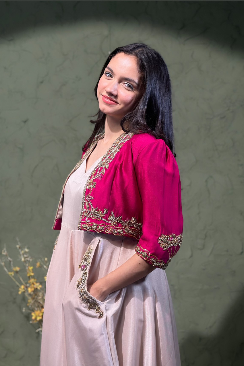 Aina Asif - Aroma Maxi with Bolero | 50% OFF