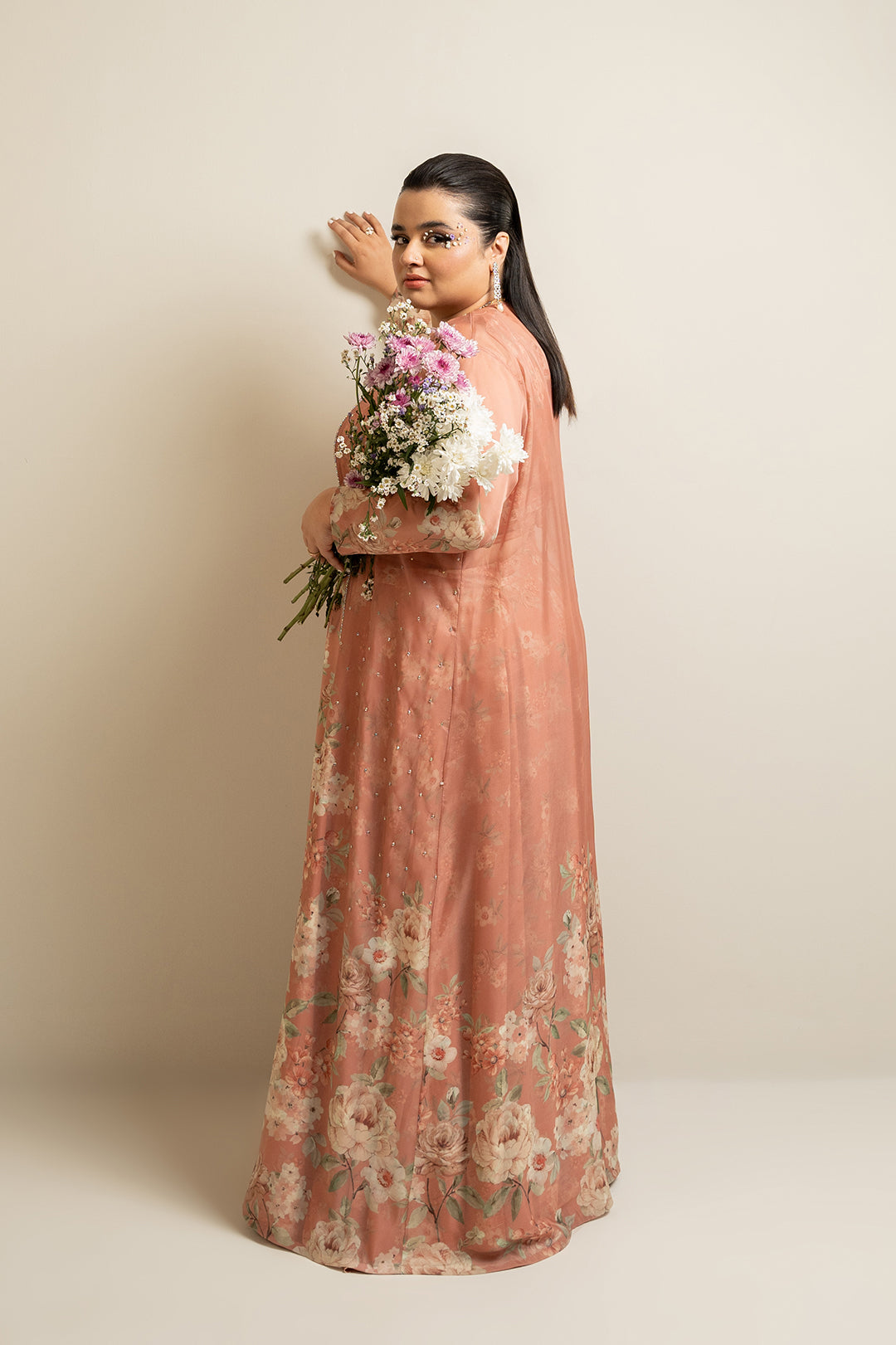 Faiza Saleem Kurib Shrug, Inner and Skirt | 55% OFF