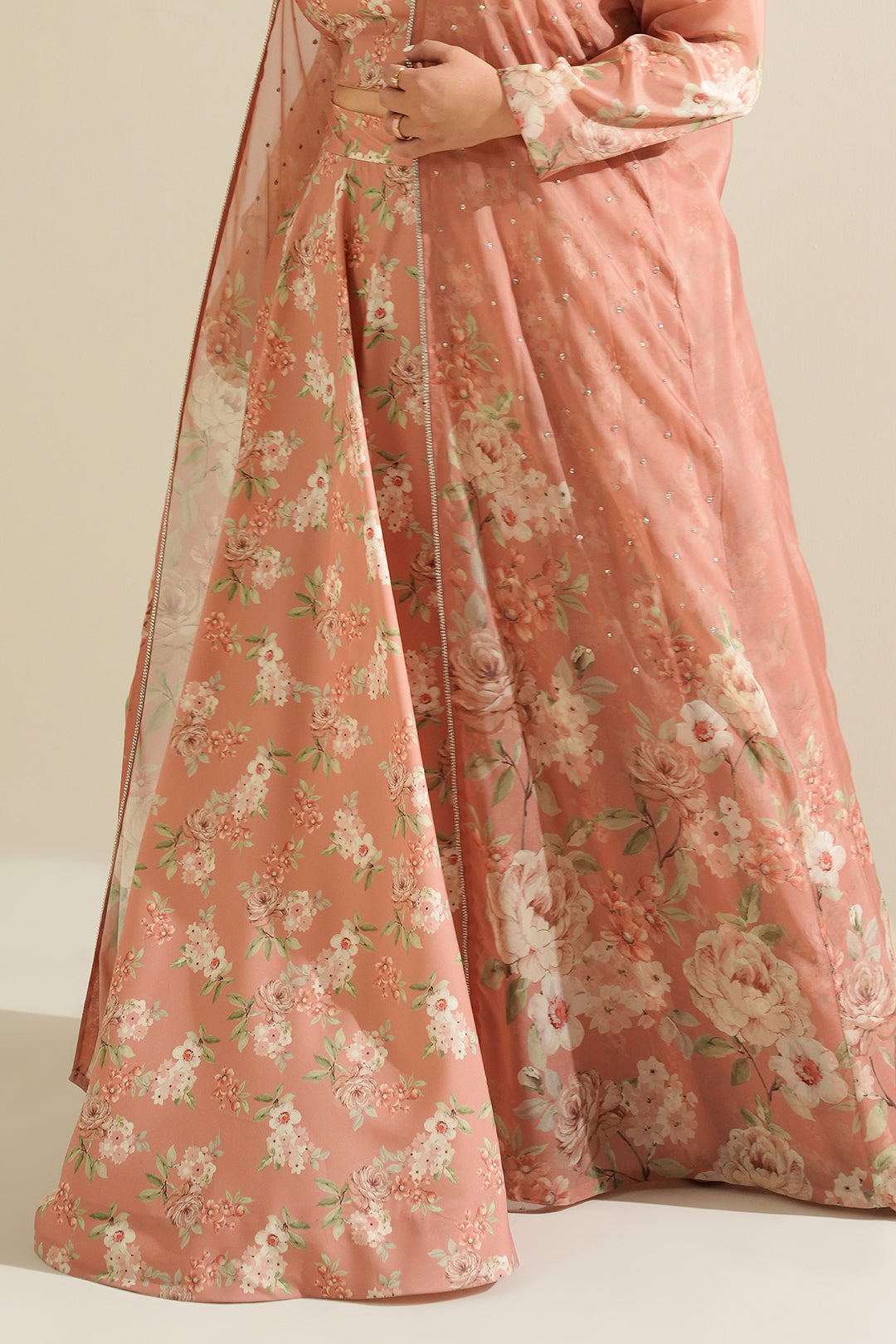 Faiza Saleem Kurib Shrug, Inner and Skirt | 55% OFF