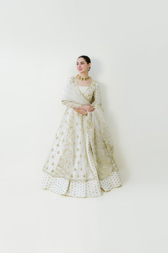 Hania Aamir - Dove Maxi, Lehenga and Dupatta | 60% OFF
