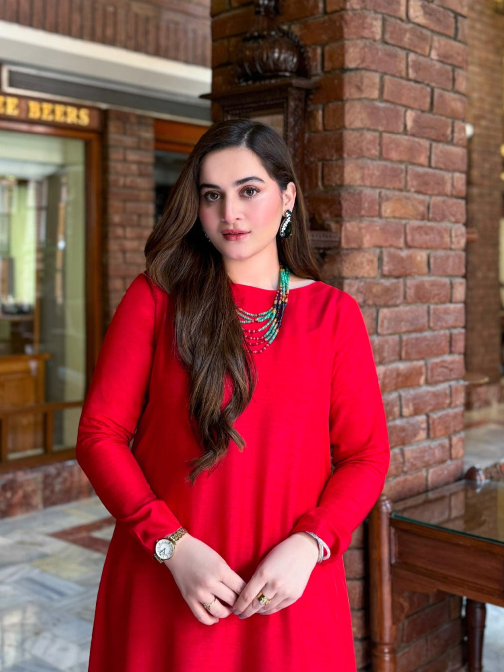 Aiman khan - Embellished Ewa Shirt with Trouser - COD | 30% OFF