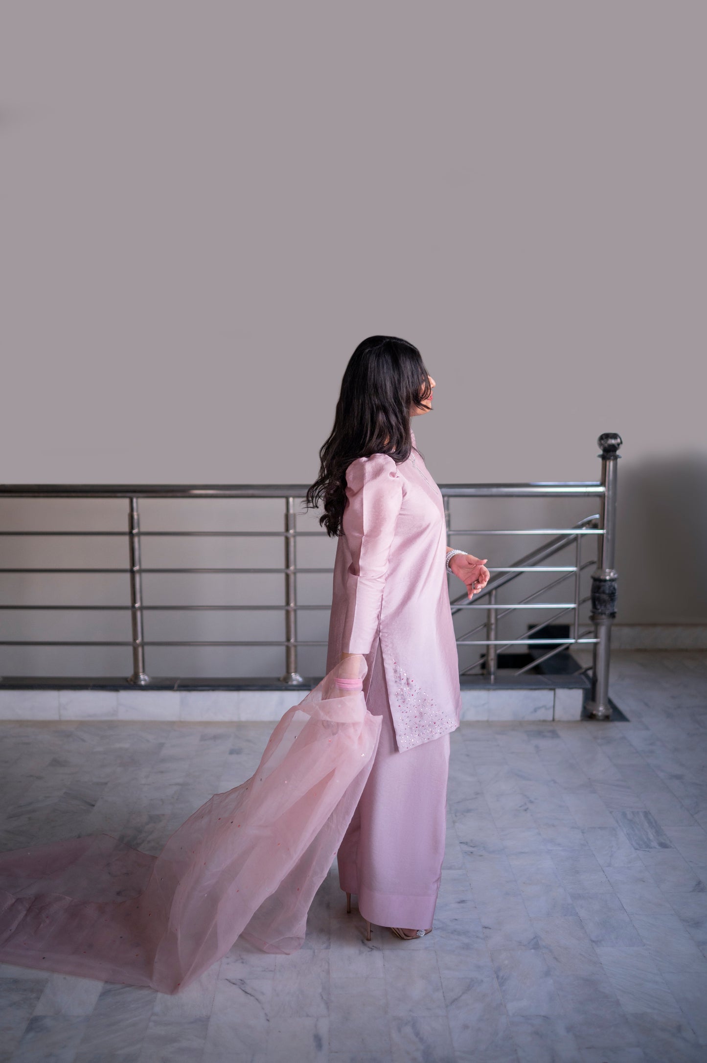 Amelie Shirt, Trouser with Dupatta | COD | Reshmi Shirt | 50% OFF