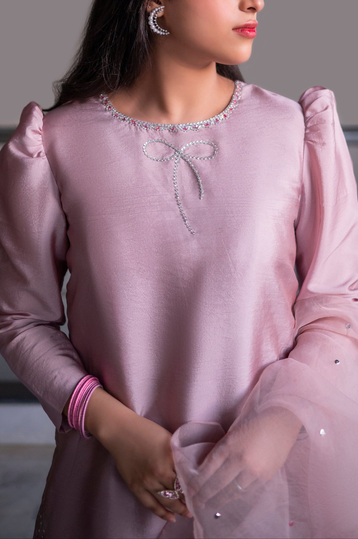 Amelie Shirt, Trouser with Dupatta | COD | Reshmi Shirt | 50% OFF