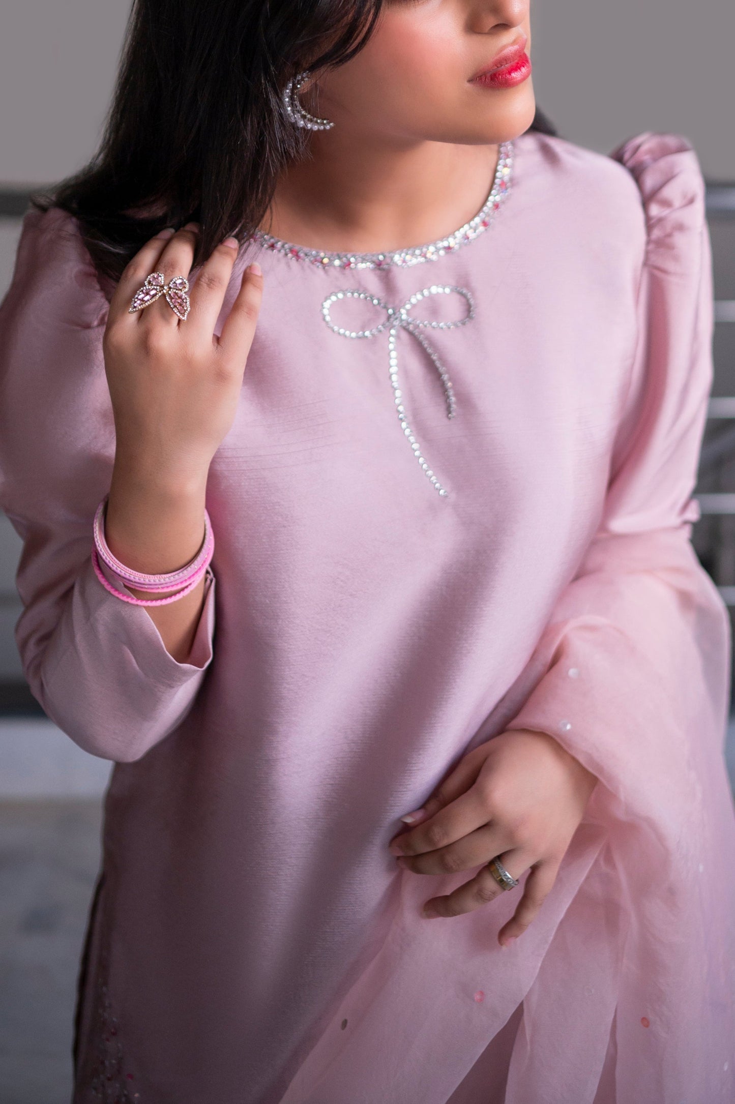 Amelie Shirt, Trouser with Dupatta | COD | Reshmi Shirt | 50% OFF