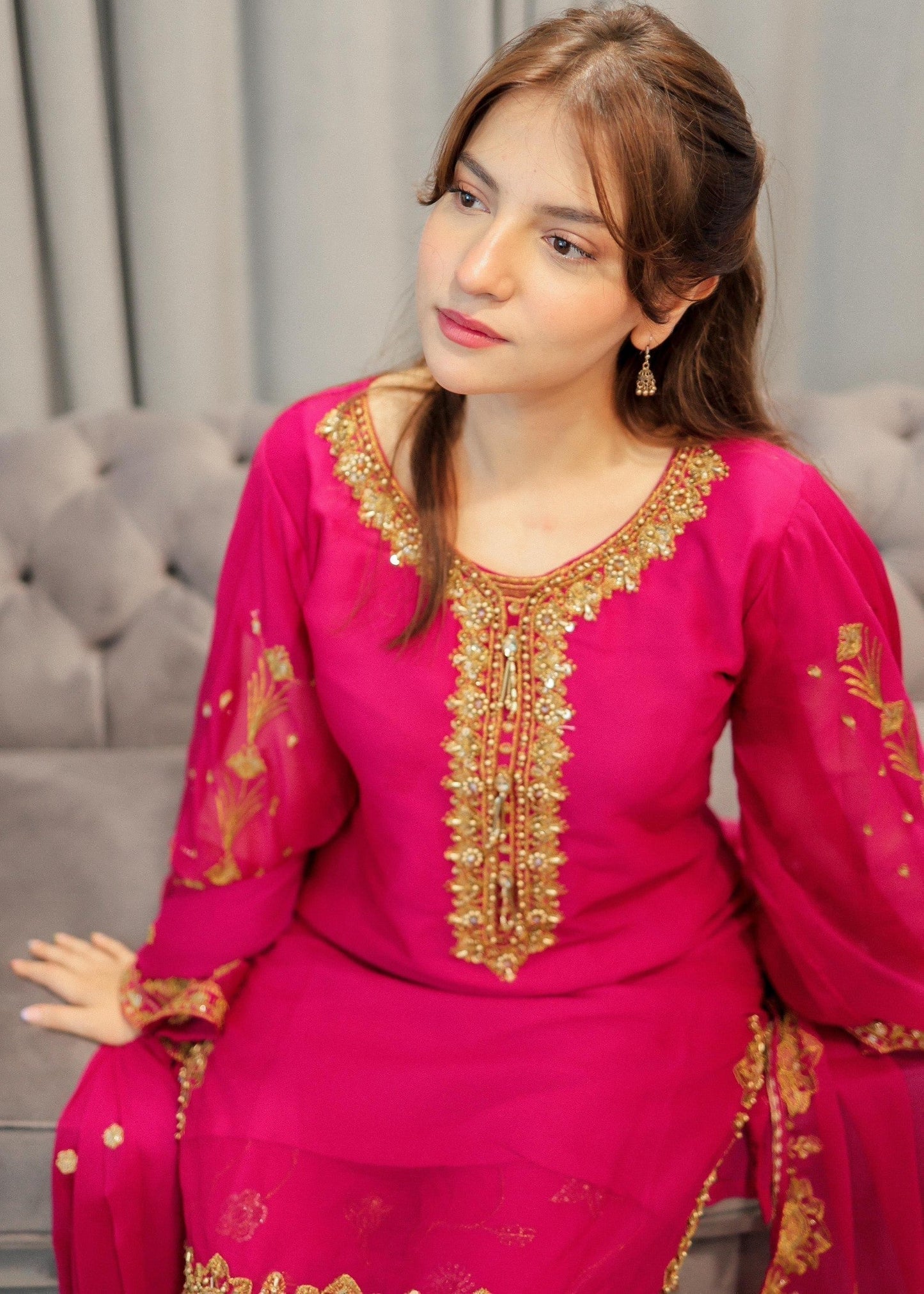 Dananeer - Rahas Shirt, Trouser and Dupatta - COD | 50% OFF