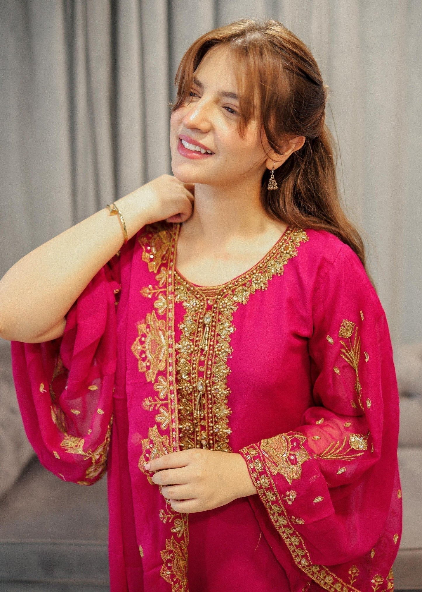 Dananeer - Rahas Shirt, Trouser and Dupatta - COD | 50% OFF