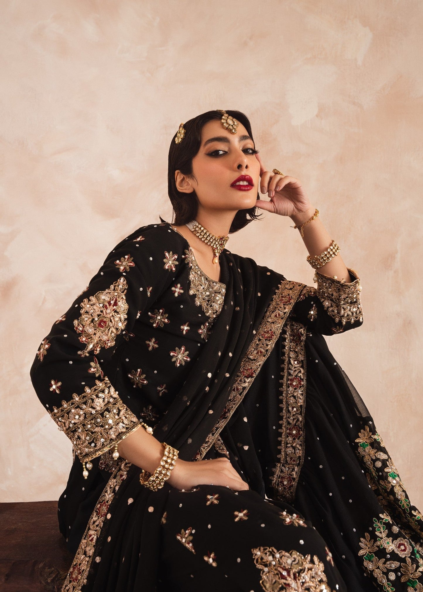 Dananeer - Sitara Shirt, Gharara and Dupatta - COD | 50% OFF