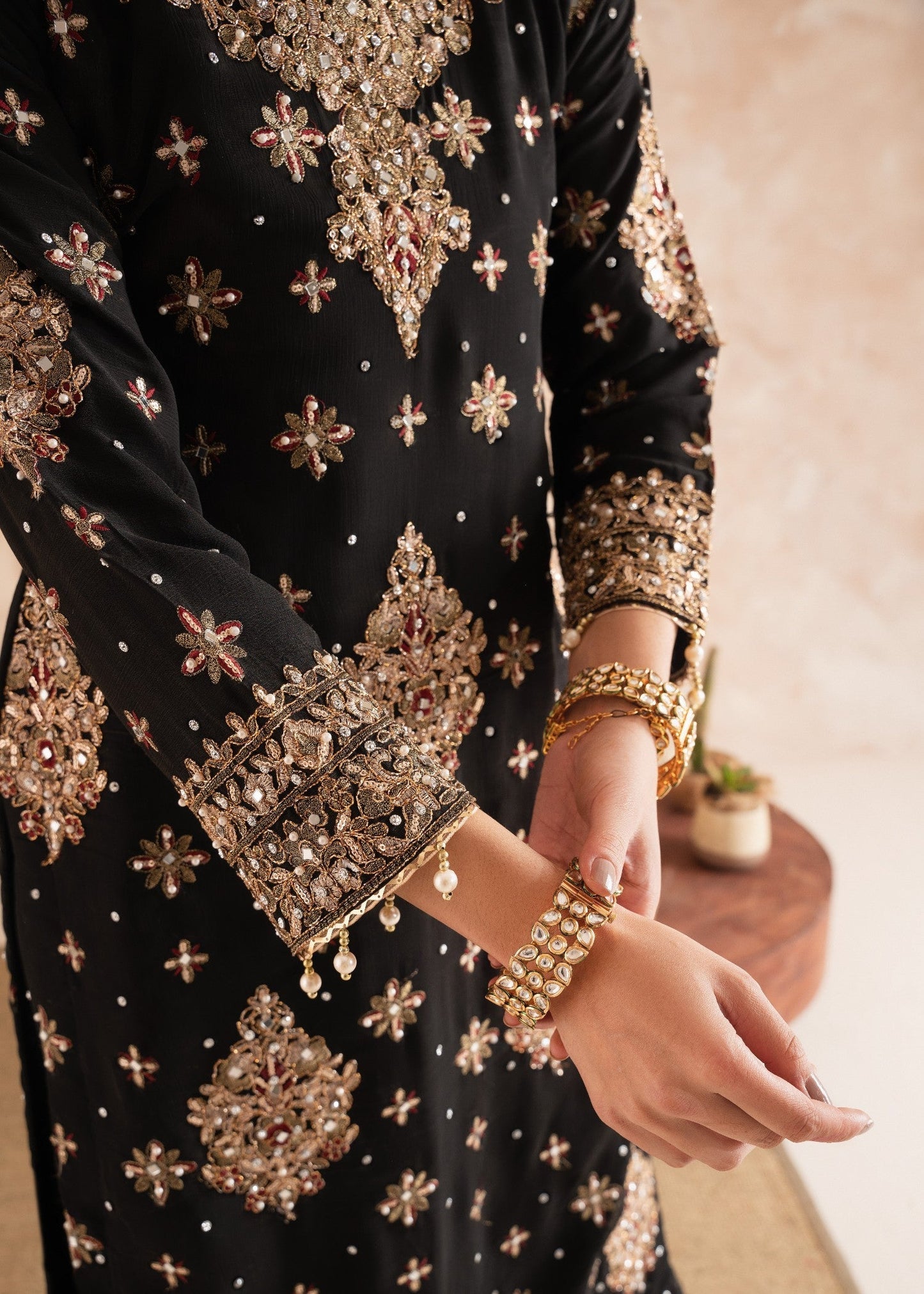 Dananeer - Sitara Shirt, Gharara and Dupatta - COD | 50% OFF