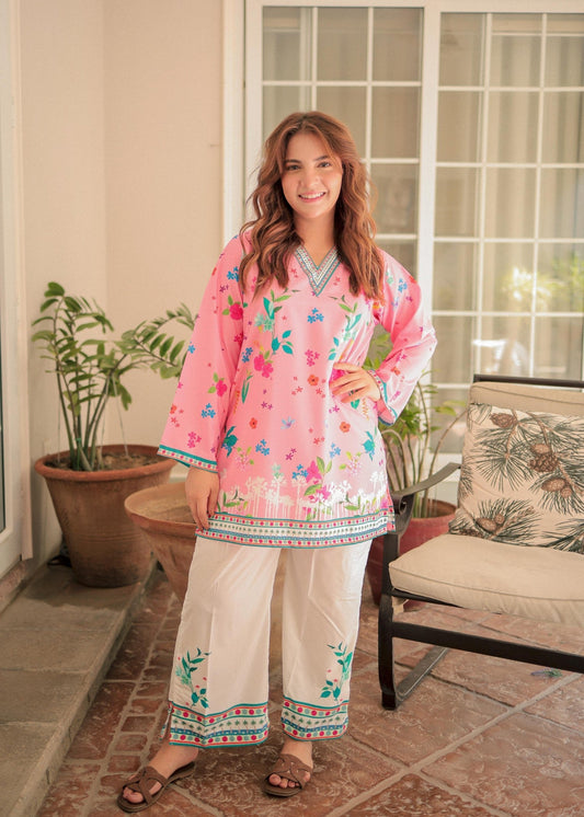 Dananeer Floral Shirt and Pant Co-Ord Set | COD | 30% OFF