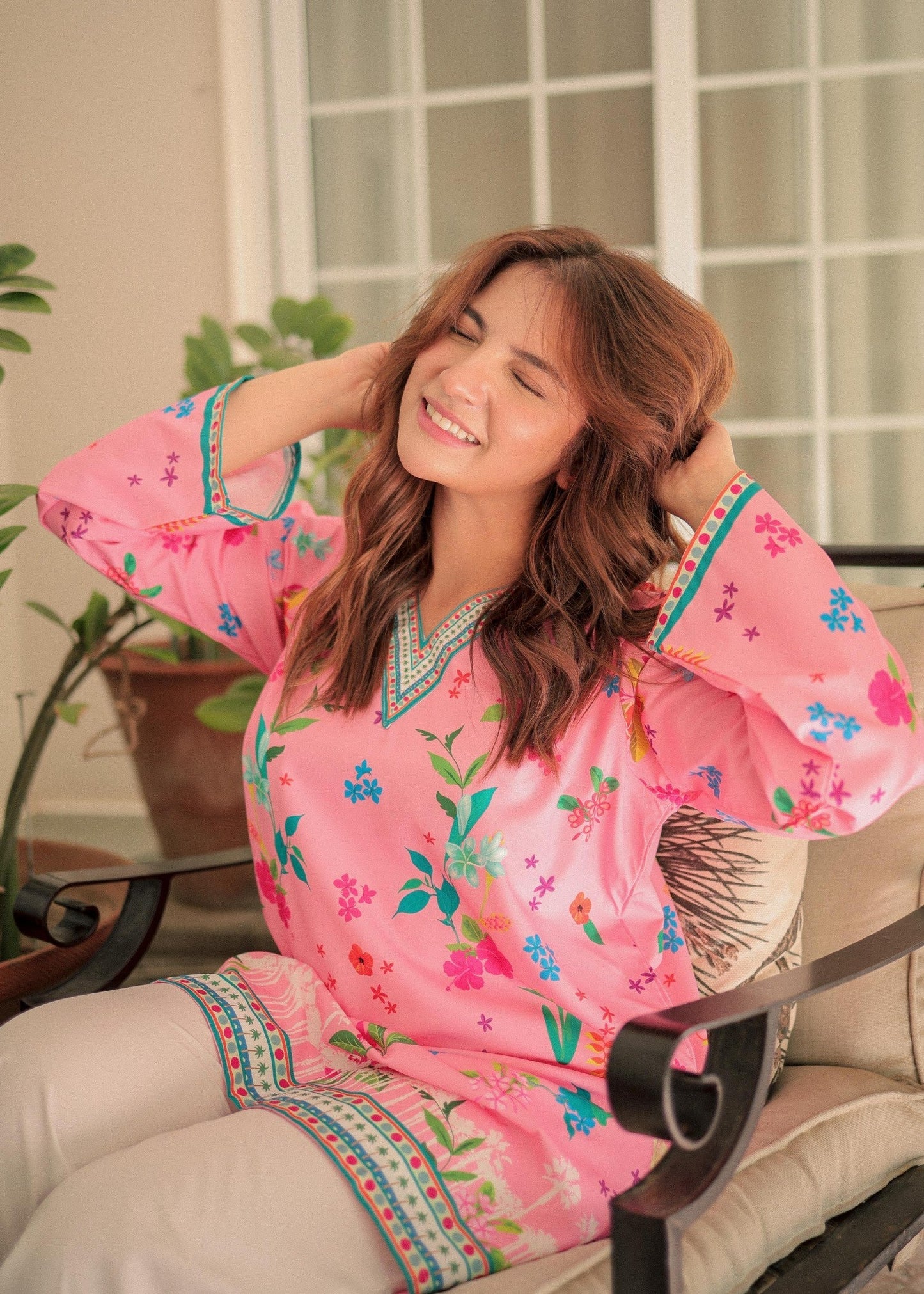 Dananeer Floral Shirt and Pant Co-Ord Set | COD | 30% OFF