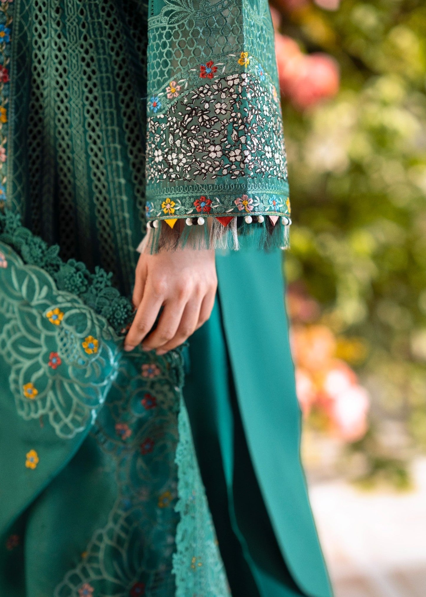 Durefishan Saleem - Zema Shirt, Trouser and Dupatta set | 30% OFF