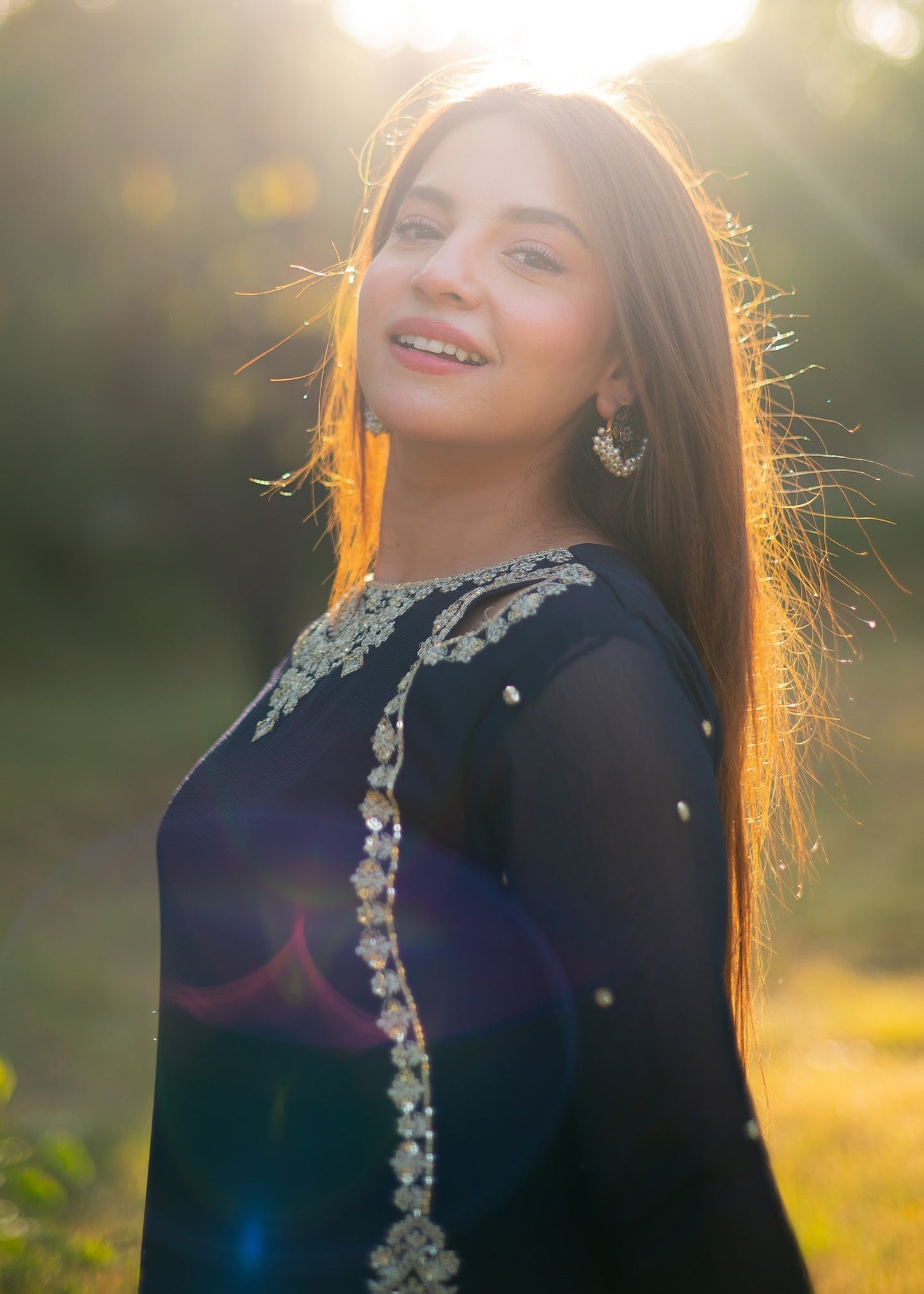 Dananeer - Soleil Shirt, Trouser and Dupatta - COD | 40% OFF