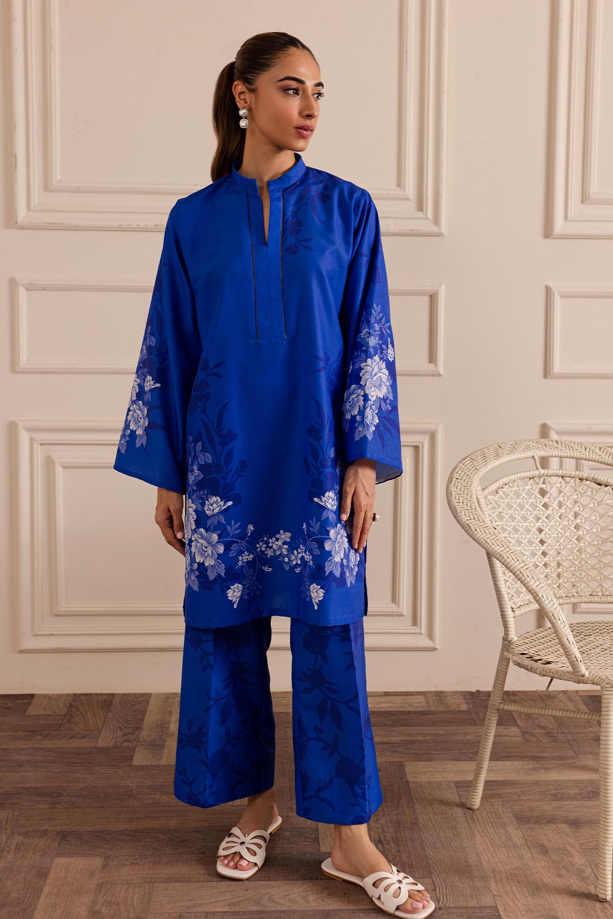 Pastel Blue Shirt and Trouser - COD | 30% OFF