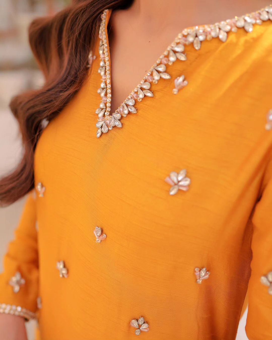 Iqra Aziz - Mango Long Shirt Trouser Dupatta | 65% OFF
