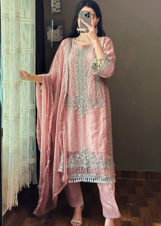 Liclac Shirt, Trouser with Dupatta - COD | 50% OFF