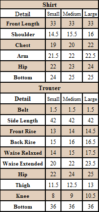 Esra Shirt and Trouser - COD | 30% OFF